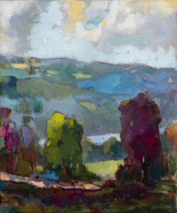 Robert Glisson, Clearing Skies (oil on canvas, 24” x 20”), Alden Gallery
