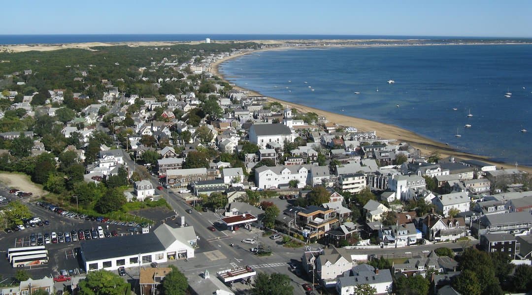View of Provincetown From Pilgrim Monument