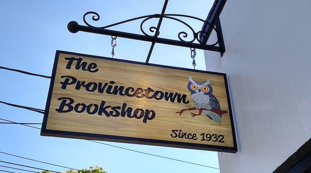 Provincetown Bookshop Sign