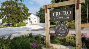 Truro Vineyards Sign